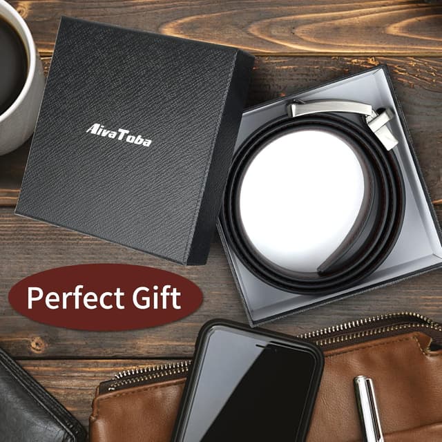 Thumbnail 4 de AivaToba Cinturón de cuero reversible 3,4 cm