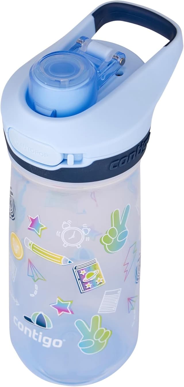 Detalle de Contigo Jessie Autopop borraccia per bambini 420 ml, anti-perdite e lavabile in lavastoviglie