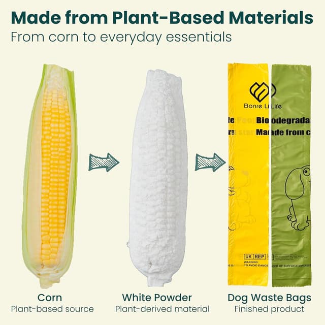 Detalle 2 de Bonre Life Dog Poop Bags 540 biodegradable