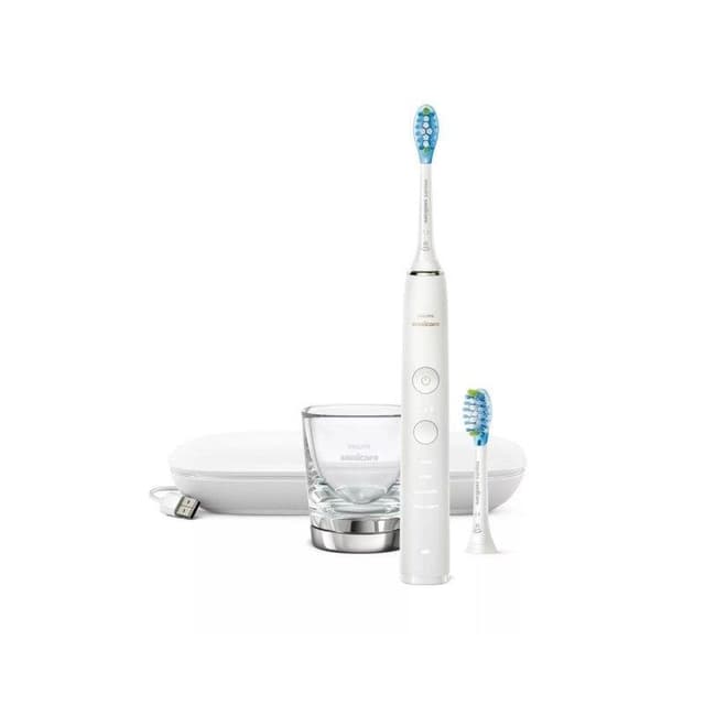 Detalle 2 de Philips Sonicare DiamondClean 9000 HX9913/17 cepillo eléctrico vibratorio blanco con Bluetooth