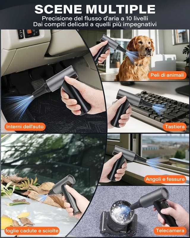 Thumbnail 6 de APPS2Car Soffiatore elettrico 130000 giri/min