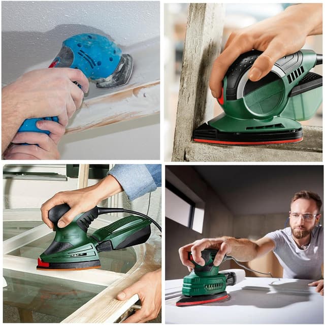 Thumbnail 6 de Jokisa Schleifpapier-Set für Dreieckschleifer (100 Stück) 105 x 152 mm – Körnungen P40 bis P400