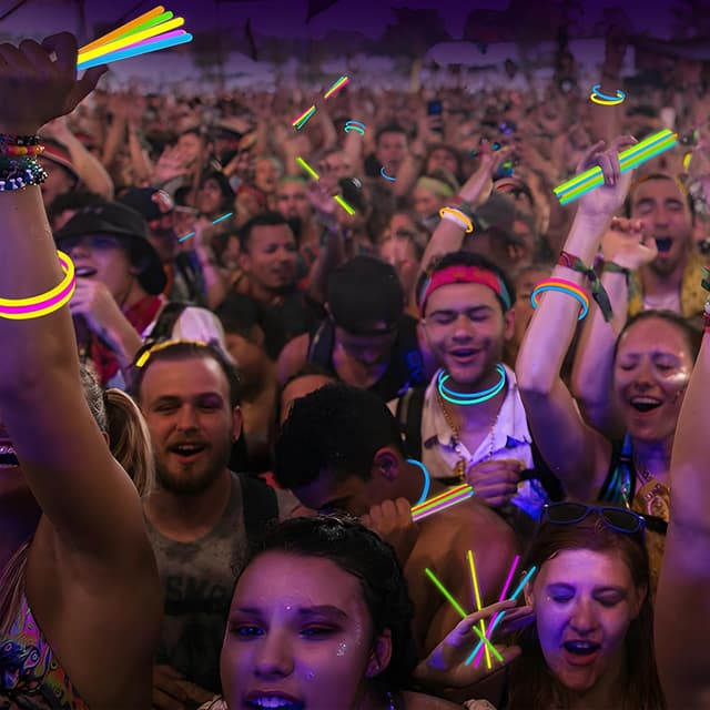 Thumbnail 6 de Kimimara Knicklichter Party-Set für Kinder (100 Stück) – 7 Farben Leuchtstäbe mit 100 Verbindern