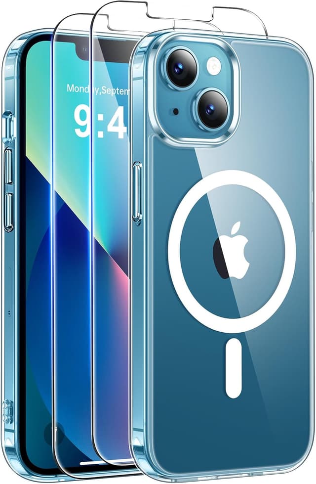 Detalle de Qasyfanc funda magnética iPhone 13/14 6.1