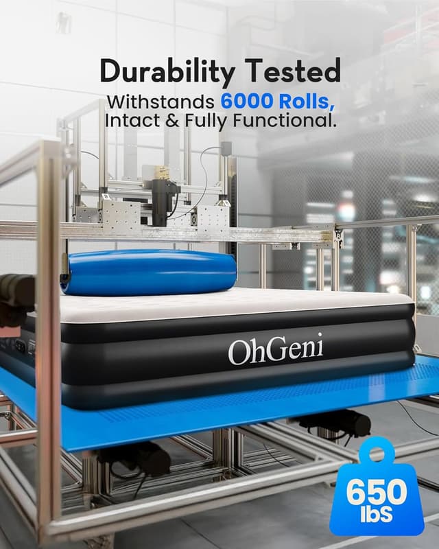 Thumbnail 5 de OhGeni Air Mattress Queen 18 Raised