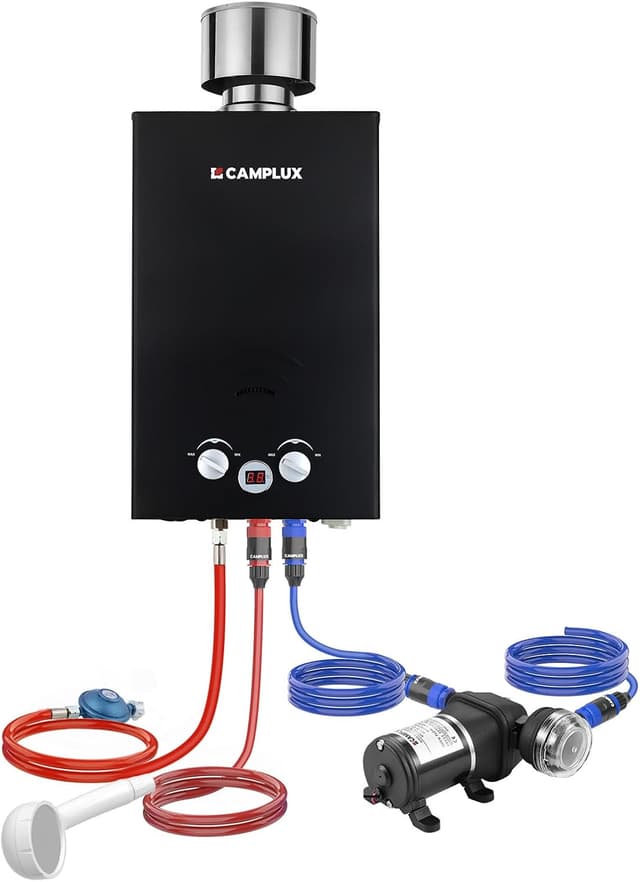 Detalle de CAMPLUX 10 L Chauffe-eau gaz BW264BCP120