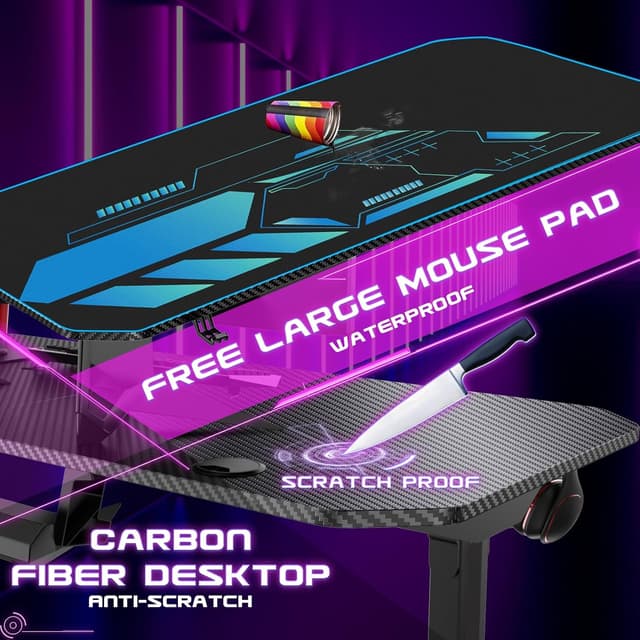 Thumbnail 5 de Himimi Mesa Gaming 160x75 cm