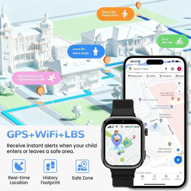 Thumbnail 2 de Oliimptek 4G Reloj Inteligente Niño 1,83