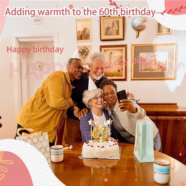 Detalle de Mulomir Macaron Geburtstagskerzen-Set mit 3D goldener Kronenzahlenkerze (0–9) und 6 Macaron-Spiralkerzen