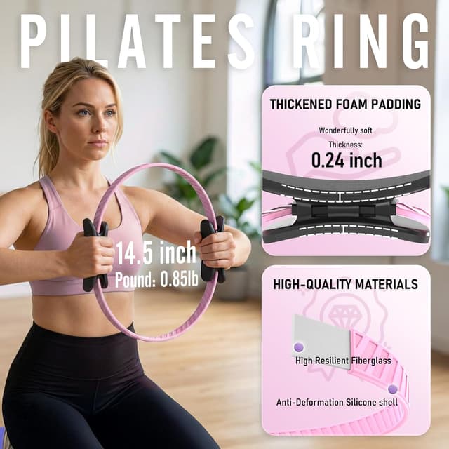 Thumbnail 2 de JKSHMYT Pilates Ring 14.5 inch kit
