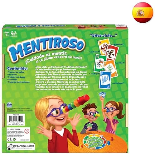 Detalle 2 de Spin Master Games MENTIROSO juego de mesa para 2-6 jugadores 🎲