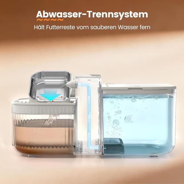 Detalle 1 de Invengo Kabelloser Katzenbrunnen 3,5 L