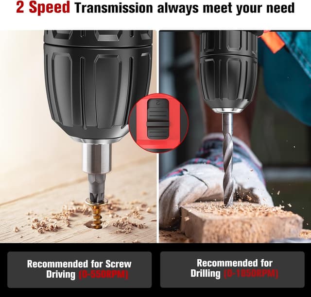 Detalle 1 de MHPRO Taladro Percutor 21V 🔨