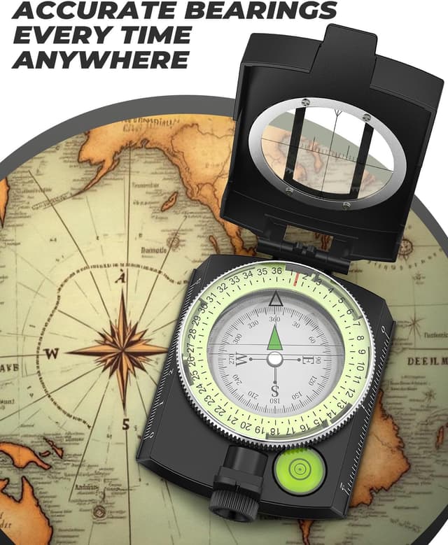 Detalle 2 de Sportneer Compasso militare da marcia 2 regole