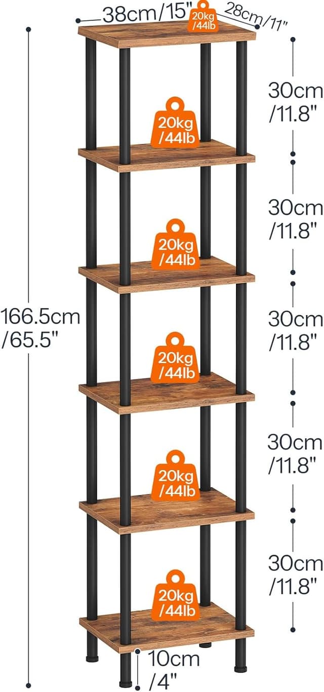 Thumbnail 2 de HOOBRO Étagère 6 niveaux EBF165SJ01