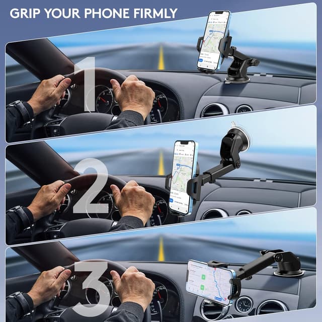 Thumbnail 4 de LOLBIU Universal Car Phone Holder 360°