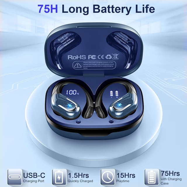 Thumbnail 3 de Rulefiss BX27 Bluetooth Kopfhörer 75 Std