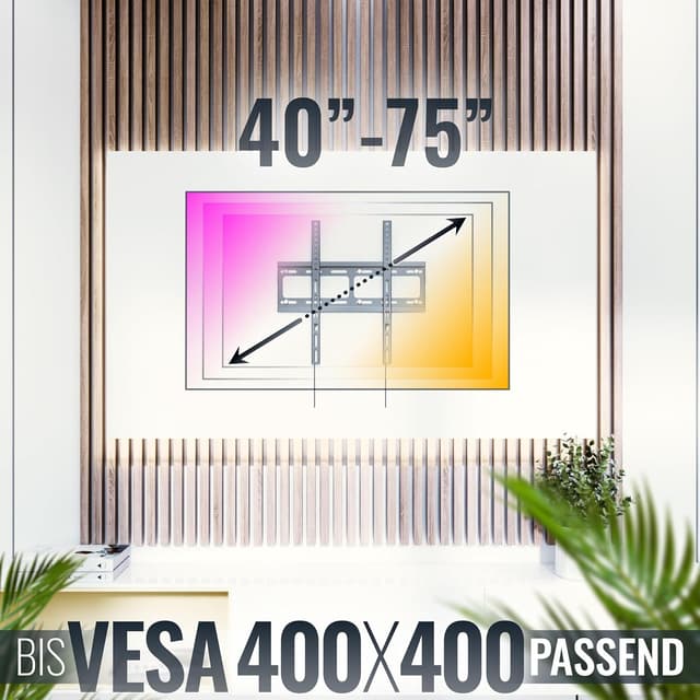 Detalle 2 de RICOO F0244 TV Wandhalterung 60 kg VESA