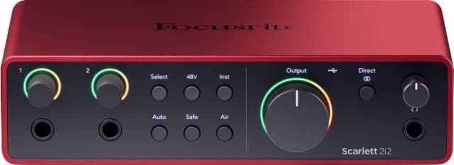 Thumbnail 6 de Focusrite Scarlett4-Studio – 4‑Eingänge Audio-Interface für gleichzeitige Aufnahmen