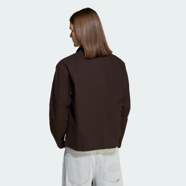 Detalle de adidas Chaqueta de lona Originals Workwear marrón