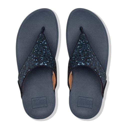 Detalle 2 de Fitflop Lulu Toe Post ✨ Sandalias Mujer Midnight Navy 40 EU