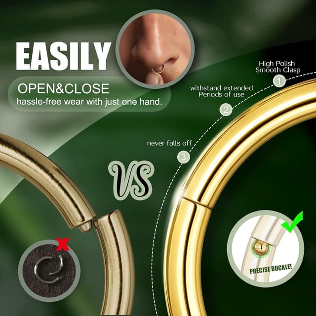 Thumbnail 1 de BodyBonita Piercing Nariz 7 mm 18G