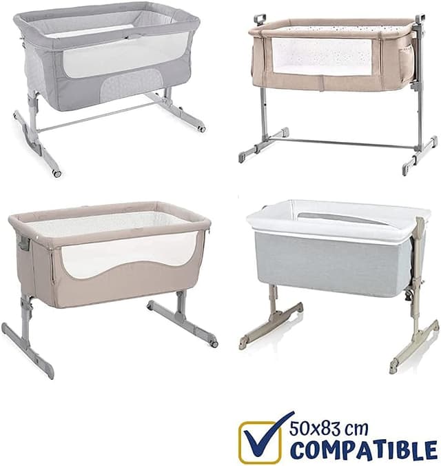 Thumbnail 6 de FlyIdeas Set completo lenzuola per Next to Me Baby Animals (3 pezzi) in 100% cotone