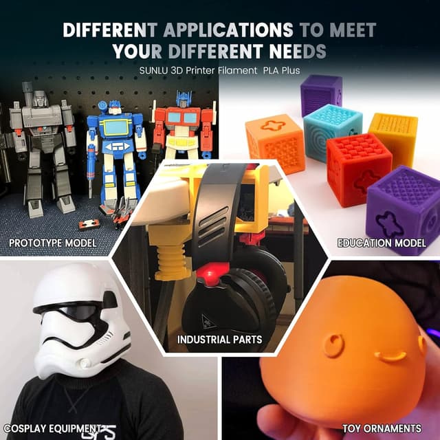 Thumbnail 6 de SUNLU 5KG PLA Plus Filament 1,75mm đź–¨