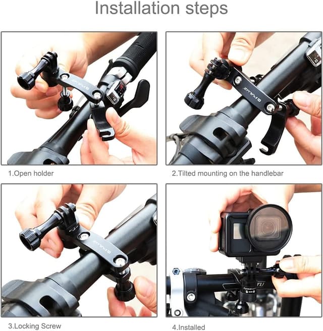 Thumbnail 4 de PULUZ Bike Camera Mount Handlebar Clamp 360°