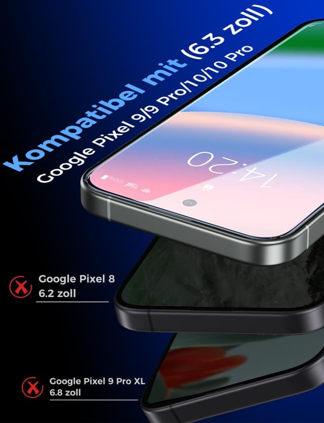 Detalle 2 de MAGIC JOHN Schutzglas für Pixel 10/9, 9H