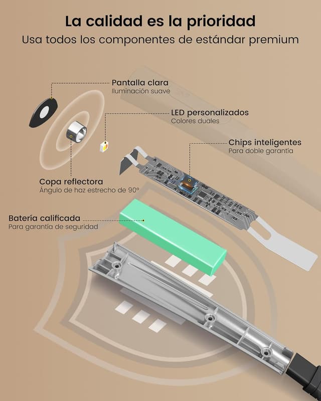Thumbnail 5 de Glocusent LED Luz de Lectura Cuello 📚 - Ideal para Leer