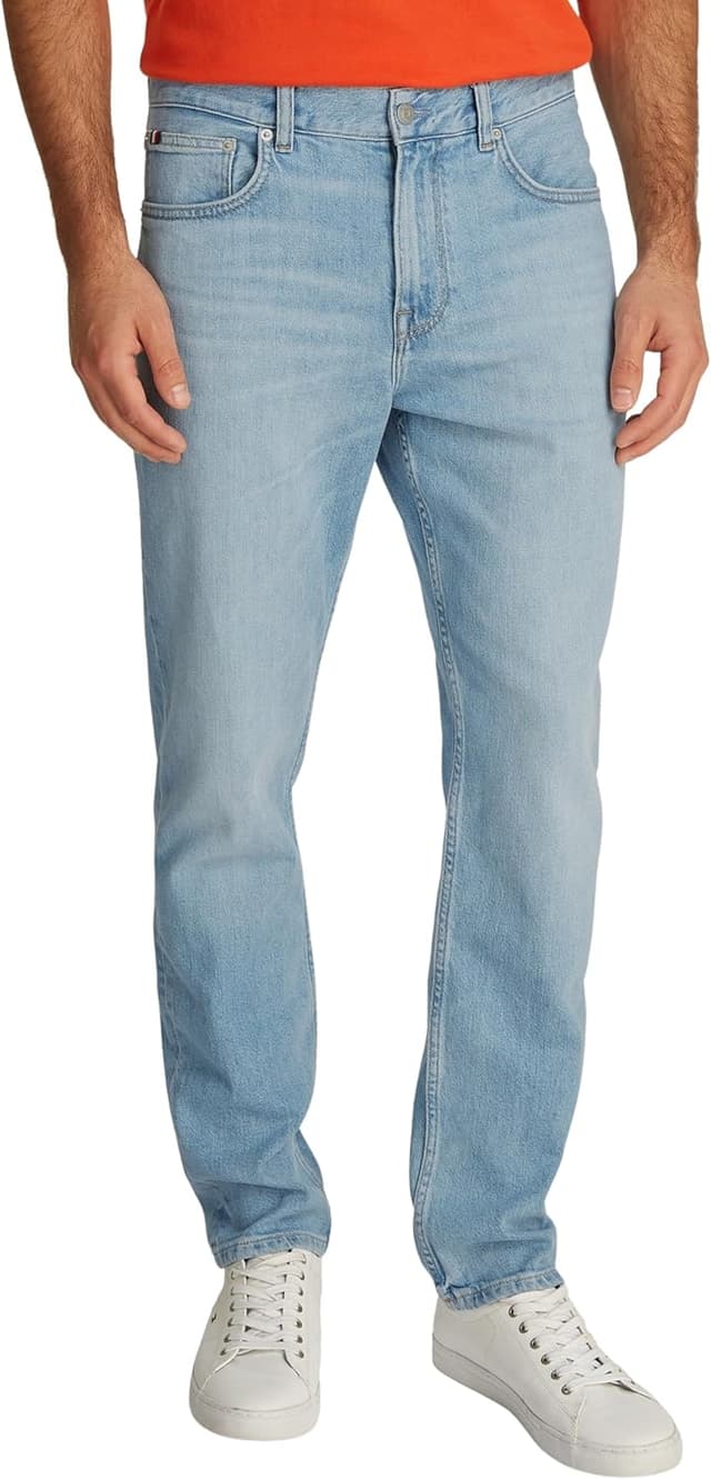 Detalle de Tommy Hilfiger Men’s Denton Heron Blue Straight Leg Jeans