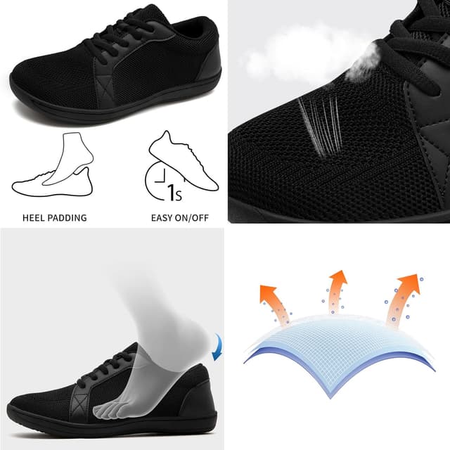 Thumbnail 4 de VLHGCG Damen Barfußschuhe Breite Leisten