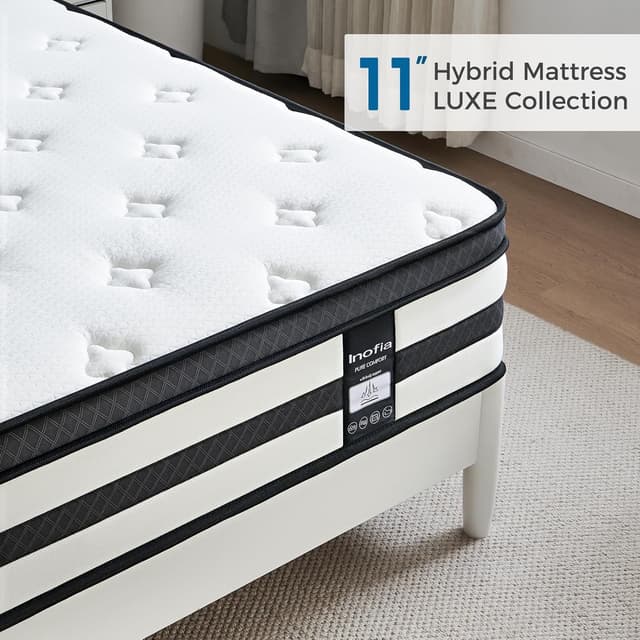 Detalle de Inofia Small Double Hybrid Mattress 4FT