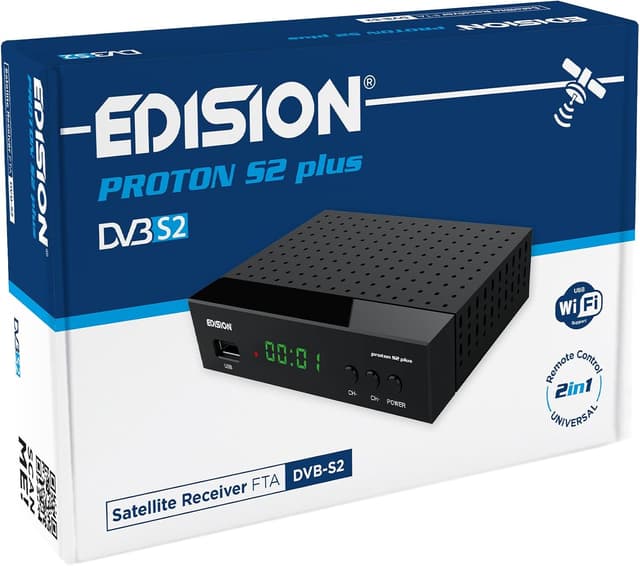 Imagen de EDISION Proton S2 Plus Satellitenreceiver Full HD en OfertitasTOP