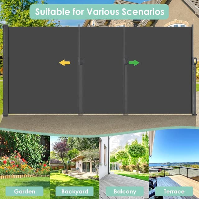 Thumbnail 5 de LIFERUN toldo lateral extensible 180x350 cm