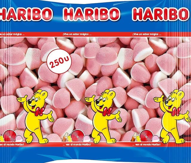 Imagen de HARIBO Besitos Nata Fresa 1 x 250 u 🍬 en OfertitasTOP