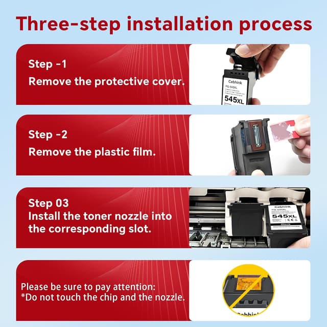 Detalle 2 de 545XL Black Ink Cartridge (PG-545XL) Remanufactured for Canon — 1 Pack