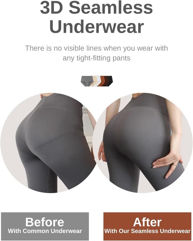 Detalle 1 de Seamless High Waisted Briefs 6-Pack