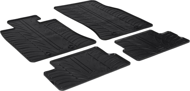Detalle de Set de tapis en caoutchouc Gledring pour BMW New Mini R56 (2006-2014) – set 4 pièces avec clips