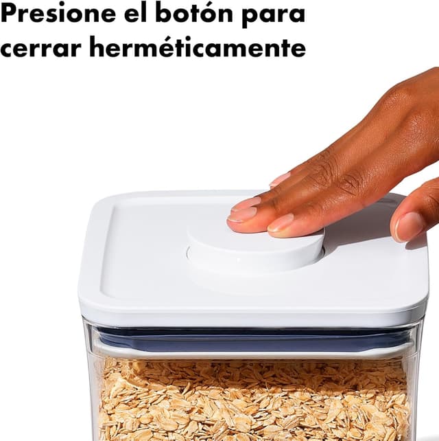 Detalle de Oxo Good Grips Contenedor Rectangular 1.6 L 🍽️ Alimentos y Mascotas