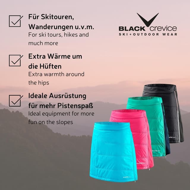 Thumbnail 4 de Black Crevice Jupe de Ski Femme Thermorock