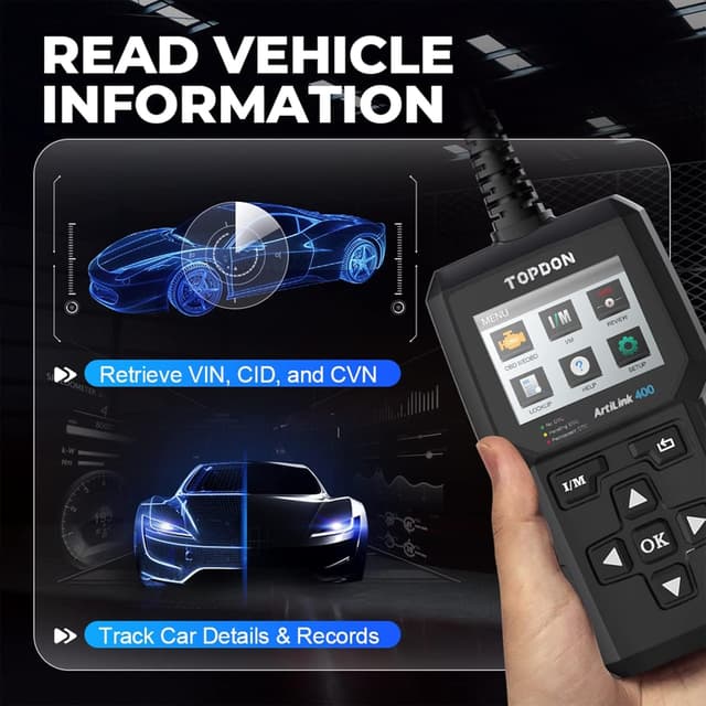 Thumbnail 5 de TOPDON AL400-E OBD2 Scanner for Engine Diagnostics