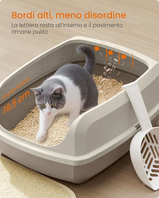 Thumbnail 2 de Feandrea Vassoio Lettiera XL con Bordi Alti