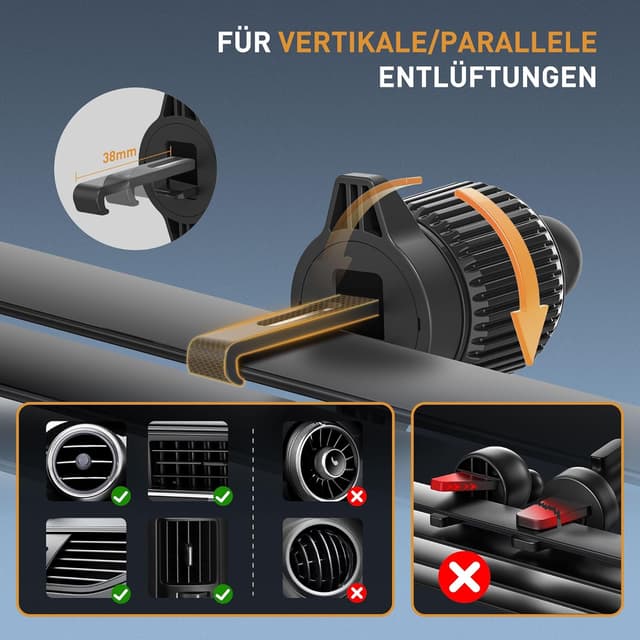 Thumbnail 4 de YISH Soporte Movil Coche 360°