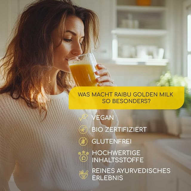Thumbnail 1 de Goldene Milch Pulver BIO 300g Golden Milk Kurkuma Latte
