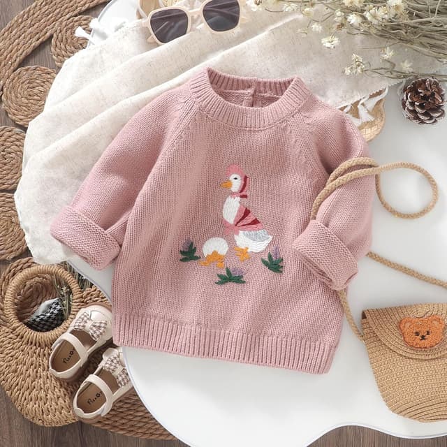 Thumbnail 4 de Neiwech Baby Goose Knit Sweater