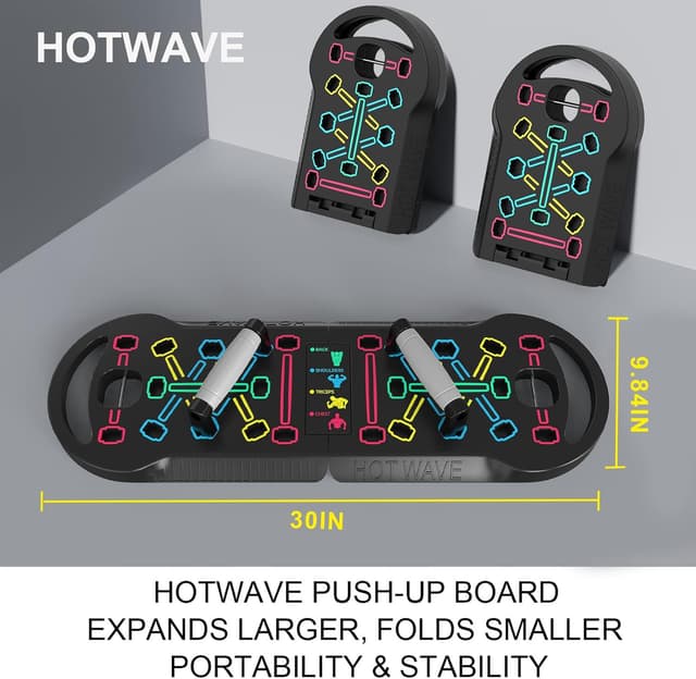 Thumbnail 6 de HOTWAVE Push Up Board 20-in-1 🏋