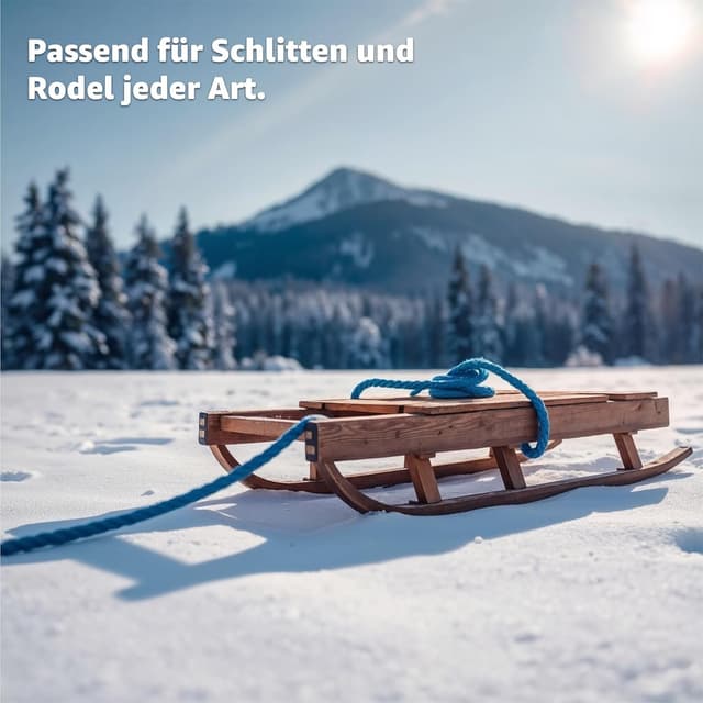 Thumbnail 3 de happymas Corde de traction 150 cm pour luge