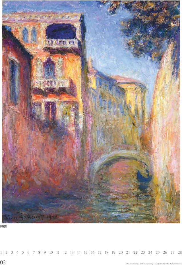 Thumbnail 3 de DUMONT Claude Monet 2026 Kunst-Poster-Kalender (50 x 70 cm) – Wandkalender mit 12 Impressionismus-Motiven